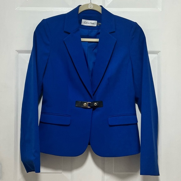Calvin Klein Blazer Women’s Size 4P - Picture 2 of 5